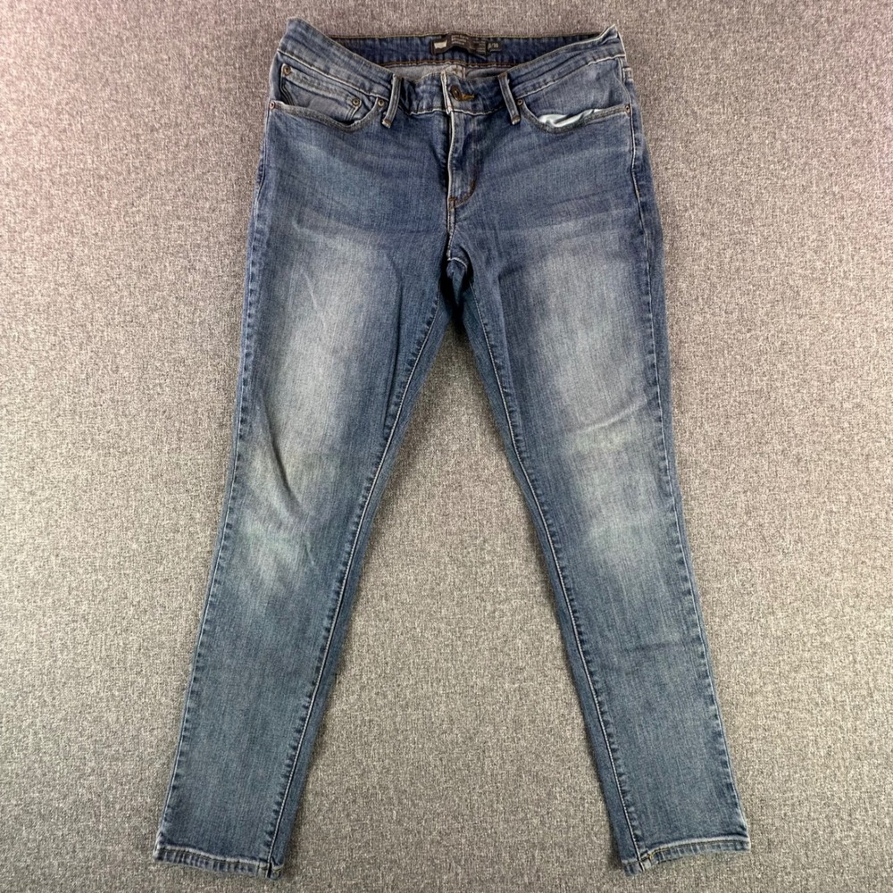 Levi's Jeans Women 10/30 Demi Curve Modern Rise Skinny Blue Stretch Denim